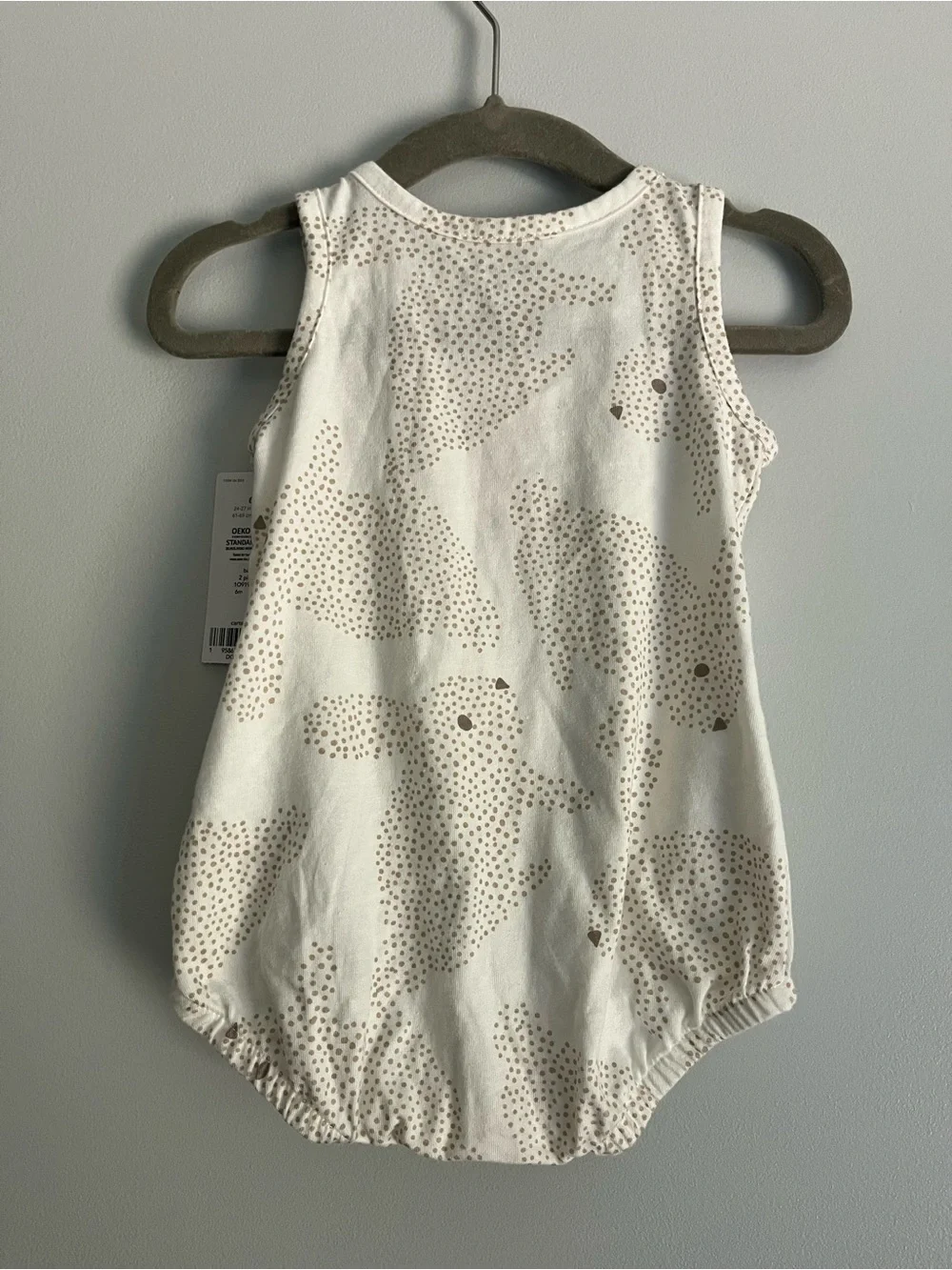 Carters cream romper